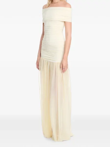 Rochie maxi Axel 113 cu volane