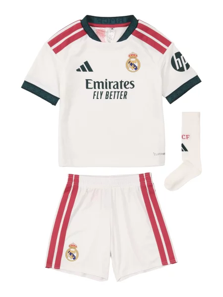 ADIDAS PERFORMANCE Sportski komplet Real H Mini tamno zelena / rubin crvena bijela
