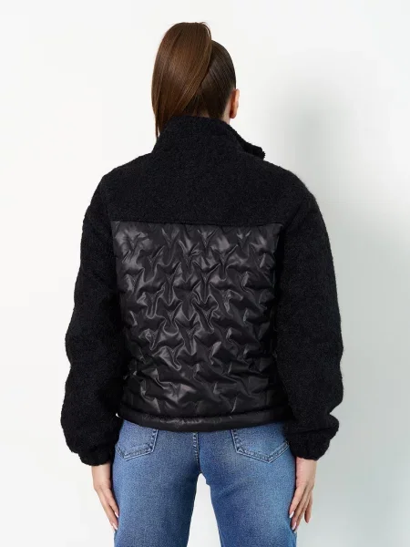 Демісезонна куртка ISSA Plus комбінований верх чорний