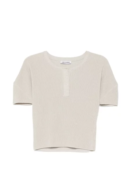 Top Low Classic tricotate clasic gri