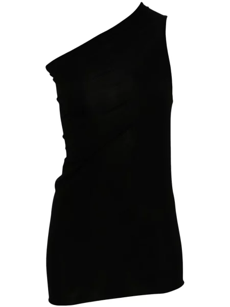 Top Rick Owens asimetric negru