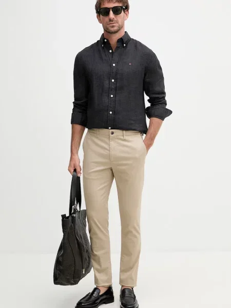Tommy Hilfiger Pantaloni chino Bleecker bej