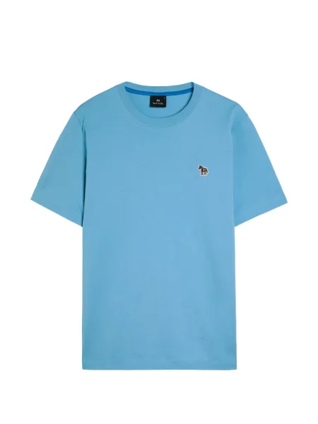 Tricou Ps Paul Smith cu model zebră albastru