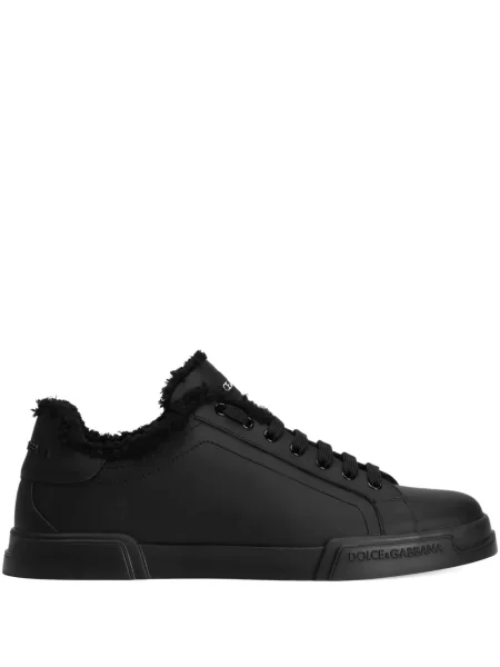 Sneakerși Dolce & Gabbana Portofino negru