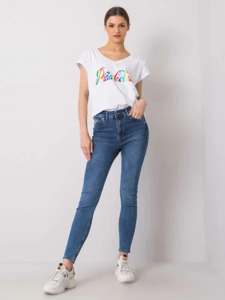 Pantaloni Fashionhunters albastru
