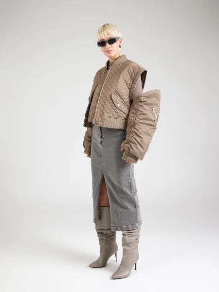 Stand Studio geaca bomber Kezia femei de tranzitie maro