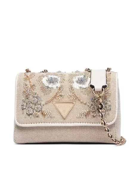 Guess Torbica Giully II Mini Bež bijela