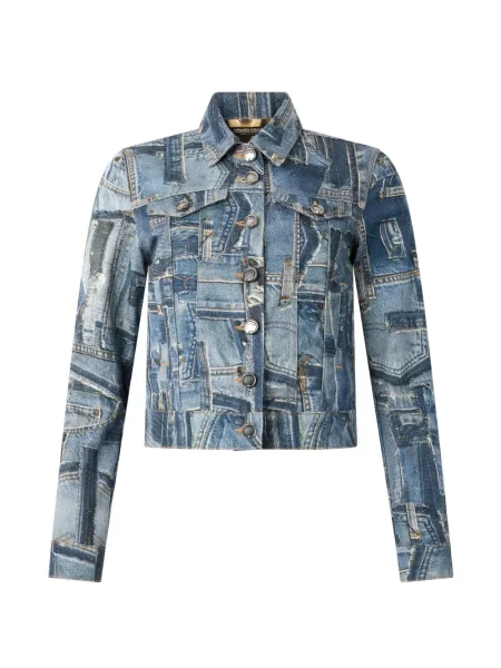 Geacă de blugi Roberto Cavalli albastru