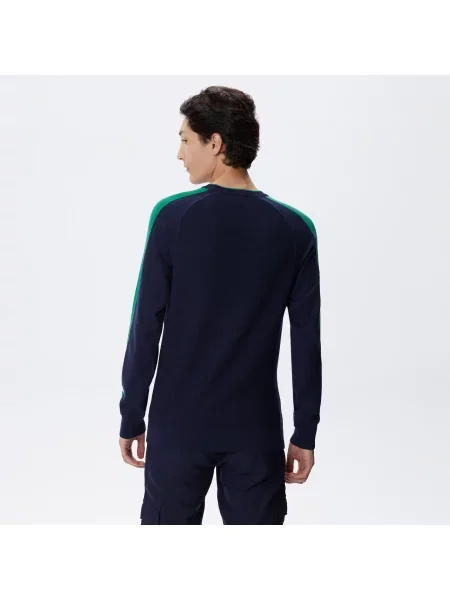 Lacoste Sweter Lacoste granatowy