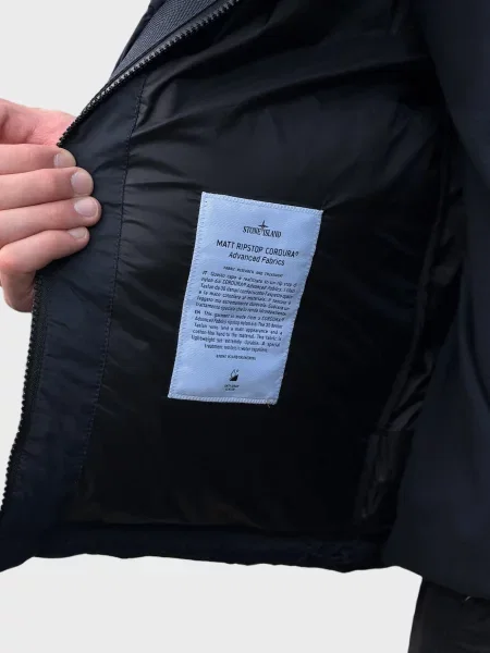 Куртка Stone Island с камнями синяя