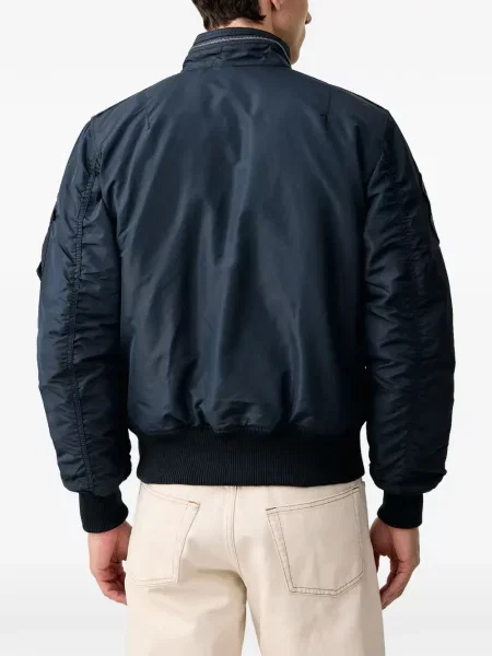 Geacă bomber Alpha Industries cu autograf albastru