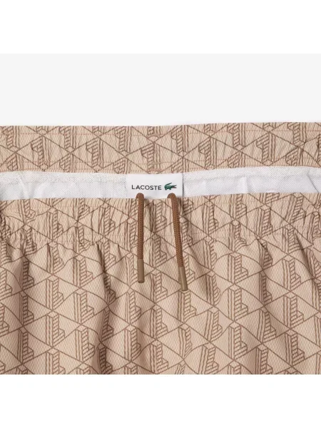 Kąpielówki Lacoste brązowe
