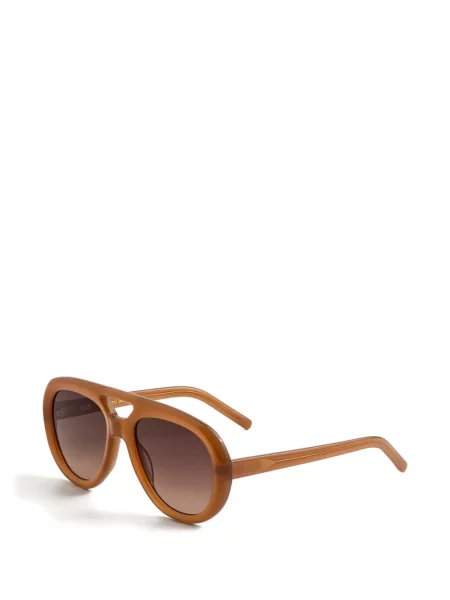Ochelari de soare aviator Kaleos maro