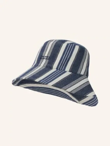 Isabel Marant Kapelusz Typu Bucket Shaelyn blau biały