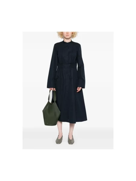 Sukienka koszulowa Jil Sander czarna