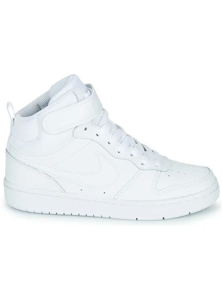 Detské topánky Nike Court Borough Mid 2 white/white/white biela