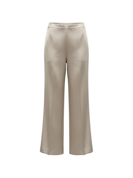 Pantaloni Black Label din satin negru