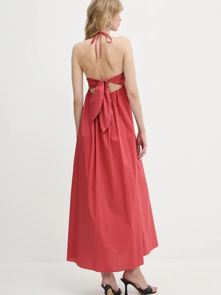 Сукня Liu Jo maxi розкльошена рожевий