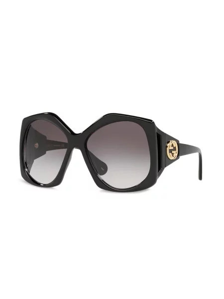 Saulės akiniai Gucci Eyewear su autografu