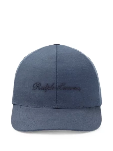 Șapcă Ralph Lauren Purple Label cu broderie de in albastru