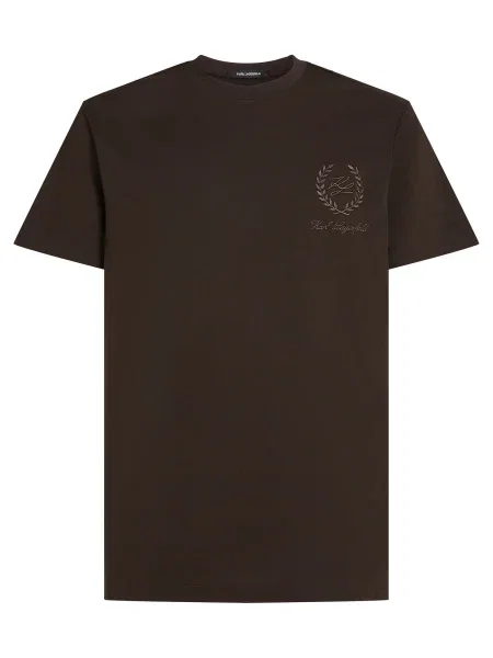 Karl Lagerfeld Tricou închis maro