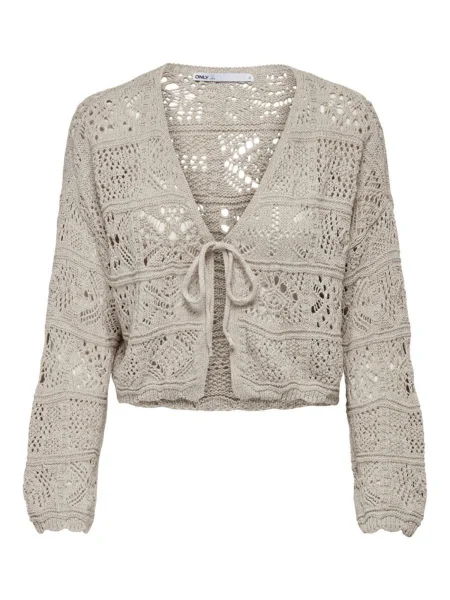 ONLY Geacă tricotată Beach închis bej