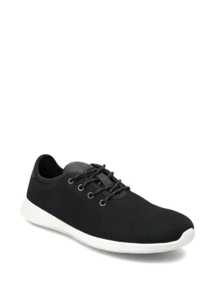 Sneakerși Grounds cu șireturi din dantelă negru