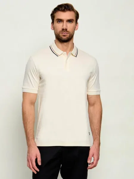 Tricou polo Boss Black negru