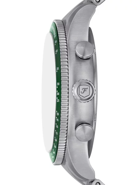 FOSSIL Ceas analogic SPORT TOURER verde închis argintiu