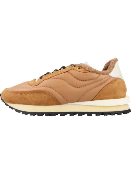 Sneakersy Hidnander polarowe brązowe