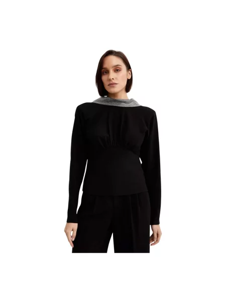 Top Roland Mouret czarny