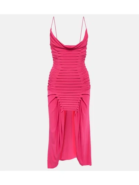 Sukienka Dion Lee z krepy różowa