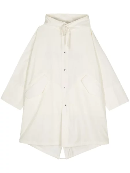 Palton Jil Sander cu glugă cu imagine alb