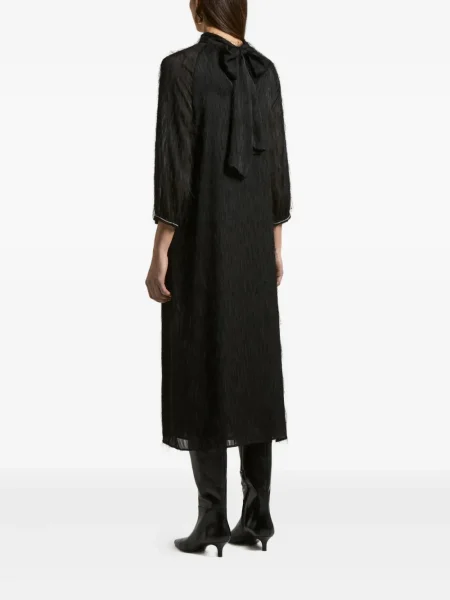 Rochie midi Peserico până la genunchi de costum negru