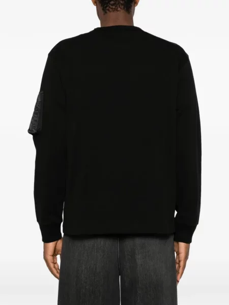 Μακρύς πουλόβερ Sacai μαύρο