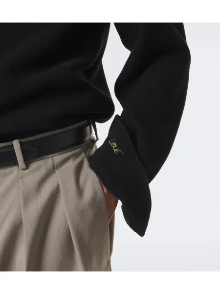 Kašmírová košeľa God's True Cashmere čierna