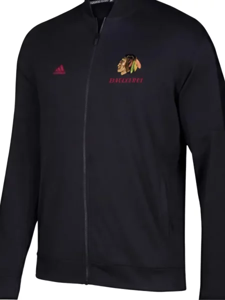 Tricou Adidas cu dungi din dantelă cu autograf negru