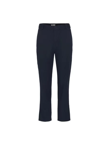 Spodnie Inwear o krotszym kroju niebieskie