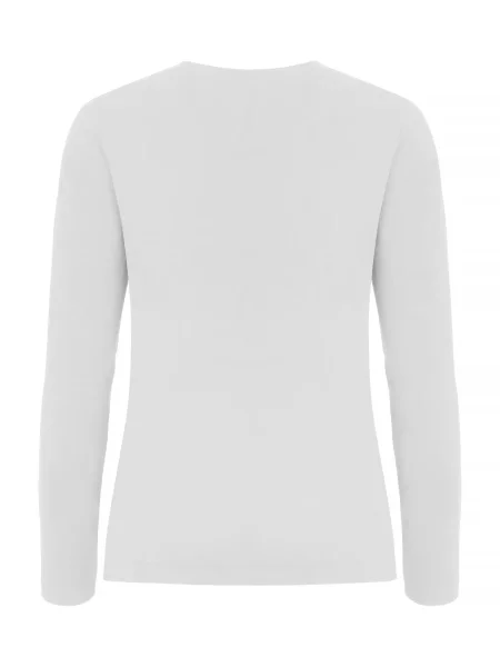 Clique Premium Fashion-T L/S – koszulka z długim rękawem – White biała