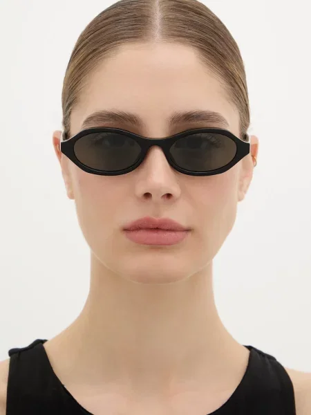 Alexander McQueen női napszemüveg fekete