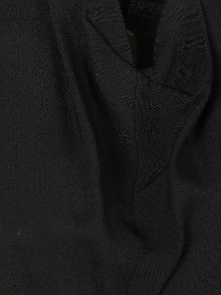 Rochie maxi Victoria Beckham asimetrică drapată negru