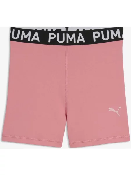 Legginsy krótkie Puma Strong różowe czarne XL białe