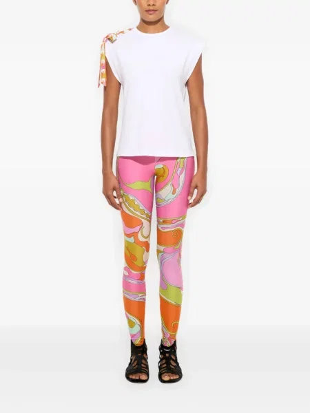 Leggings Pucci cu imagine roz