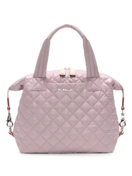Matlasat geantă shopper Mz Wallace roz