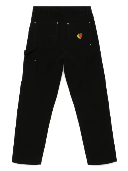 Blugi Sky High Farm cu broderie negru