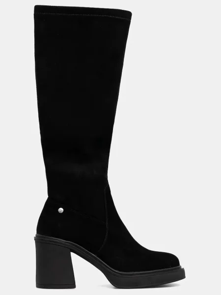 Чоботи GOE блок злегка утеплена BLACK чорний