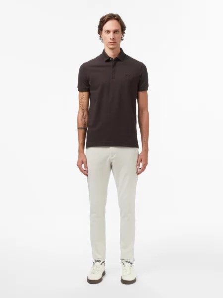 Поло Lacoste коричневое