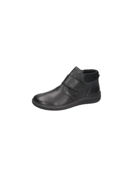 Buty do kostki Waldläufer skórzane czarne