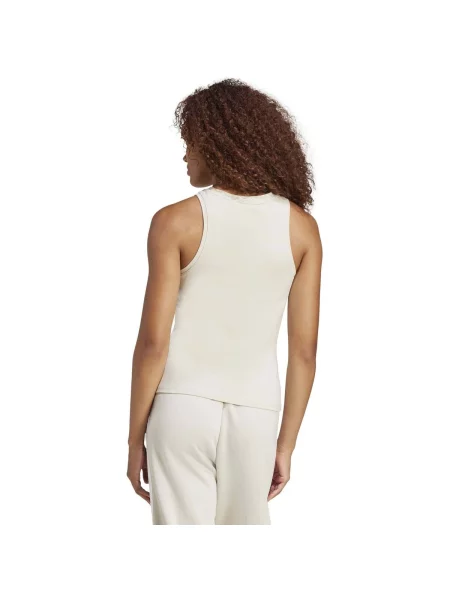 ADIDAS SPORTSWEAR Top biela / šedobiela béžová
