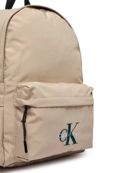 Ruksak Calvin Klein Jeans Solid Monologo Backpack bež